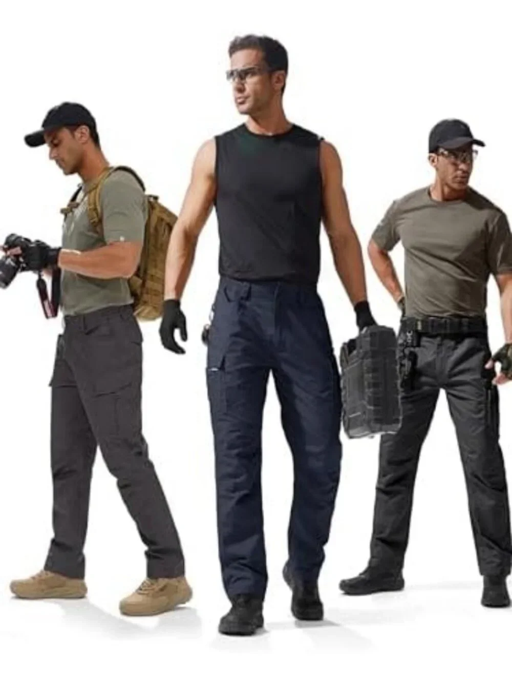 Men's Tactical Cargo Pants | Ripstop Work & Hiking Pants | Durable & Versatile